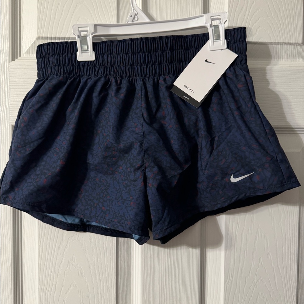 Nike Women's Dark Blue Athletic Shorts